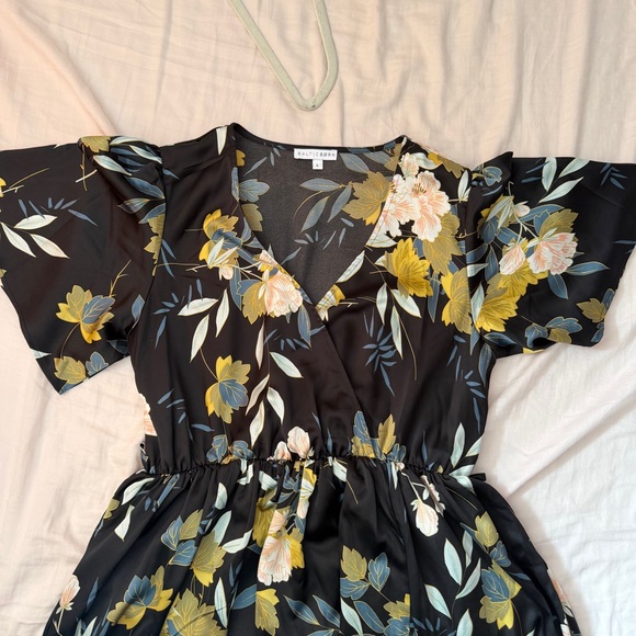 Baltic Born L Black Floral Maxi Dress - Picture 7 of 8